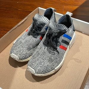 Adidas NMD R1 Tri-Color Stripes White size 7.5